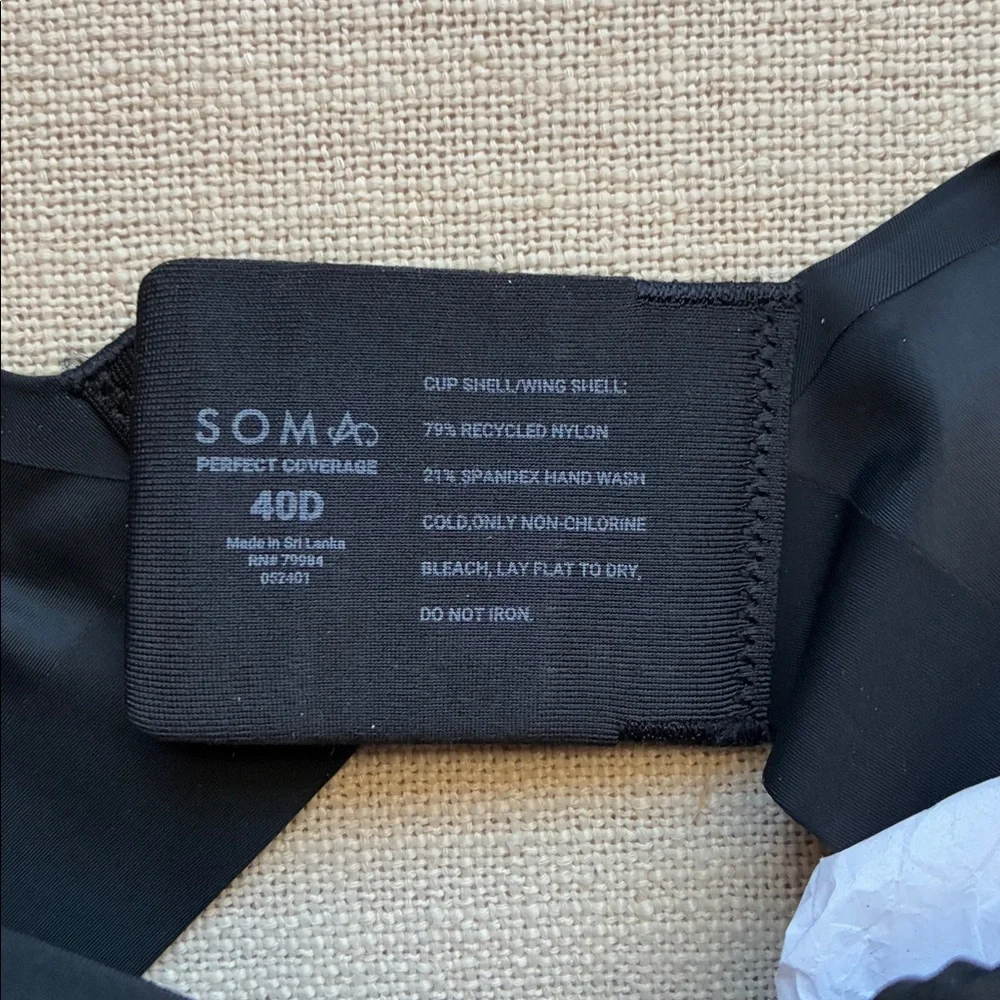 Soma Classic Black Women's Bra - Picture 3 of 4